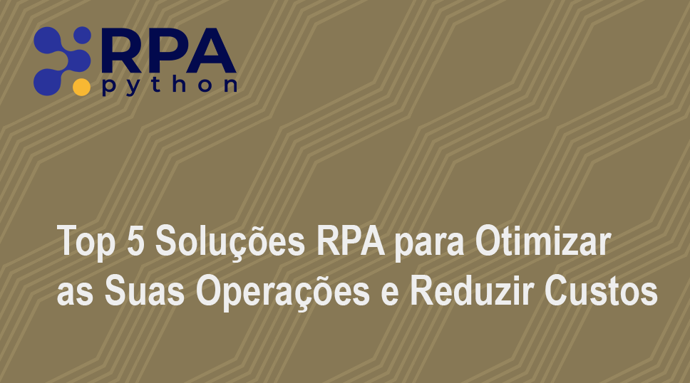 soluções de RPA