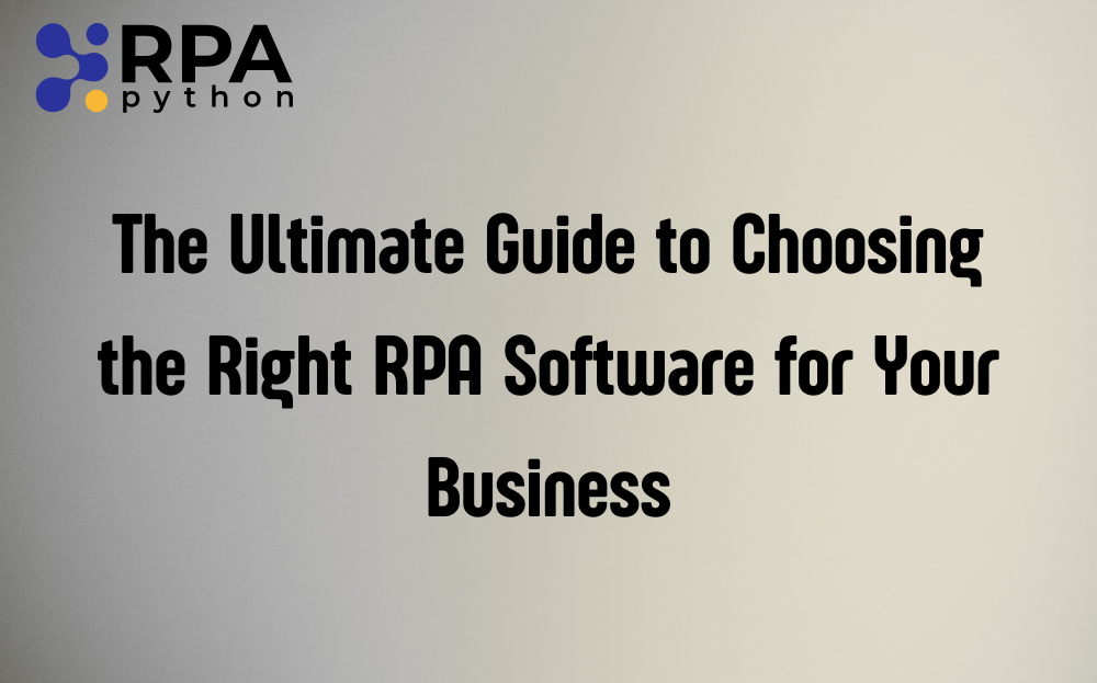 rpa software